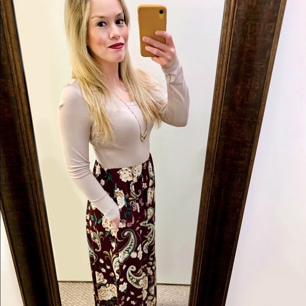 (New) Long Sleeve Maxi Dress